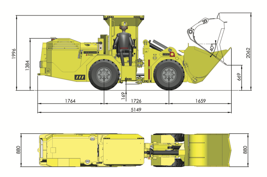 Минипогрузчик L110E