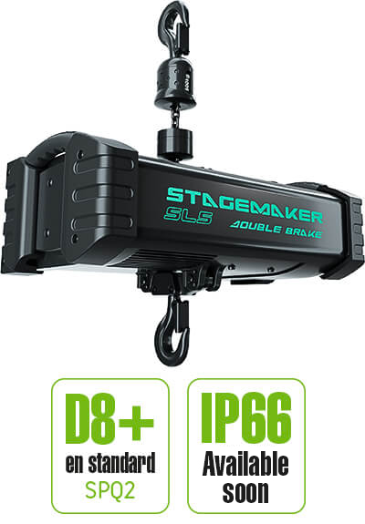 STAGEMAKER SL/SR Электрическая цепная таль для «шоу-бизнеса» грузоподъемностью от 125 до 5000 кг